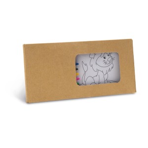 Kit para pintar em caixa de cartao