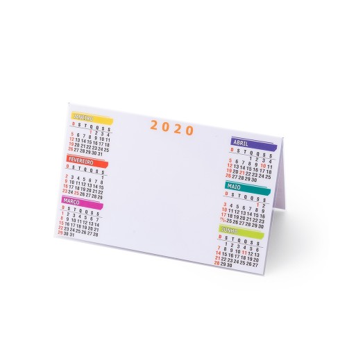 Calendário Plástico de Mesa
